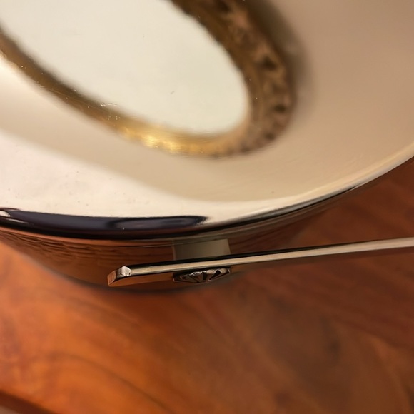 Atapco MCM 1960s 1970s croc embossed teal handle ice bucket barrage - Picture 12 of 16